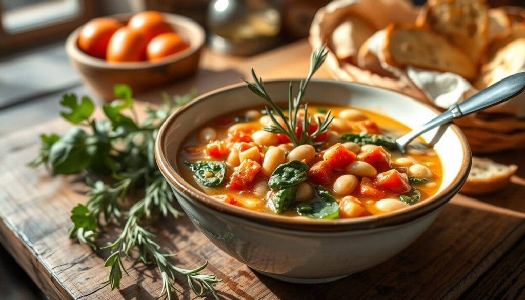 Authentic Tuscan White Bean Soup Tuscan White Bean Soup