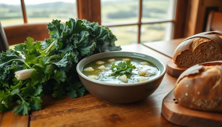 Irish Potato & Greens Soup