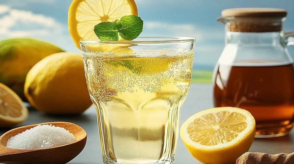 A beautifully plated Mounjaro-friendly meal with chicken, avocado, and egg whites on a rustic wooden table.