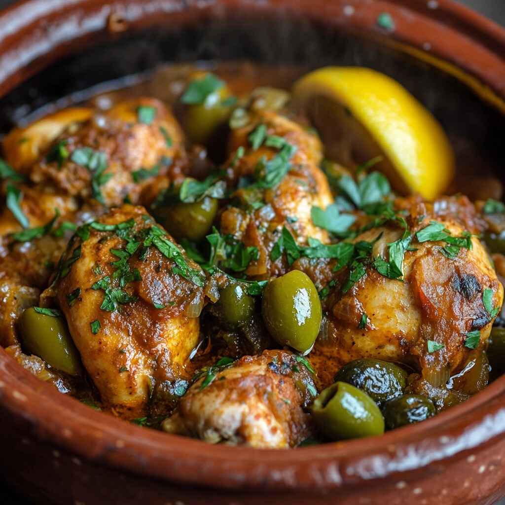 Best Traditional Moroccan Recipes You Need to Discover 2 Traditional Moroccan chicken tagine with preserved lemon and olives.