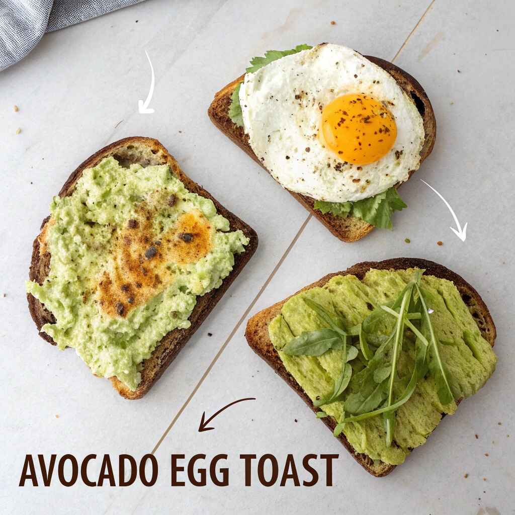 Why Avocado Egg Toast Is The Ultimate Power Breakfast 2 Comparison of common avocado egg toast mistakes with a perfect example.