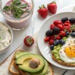 High Protein Breakfast Recipes to Start Your Day Right 135 High-Protein Breakfast Spread with Yogurt, Eggs, and Avocado Toast